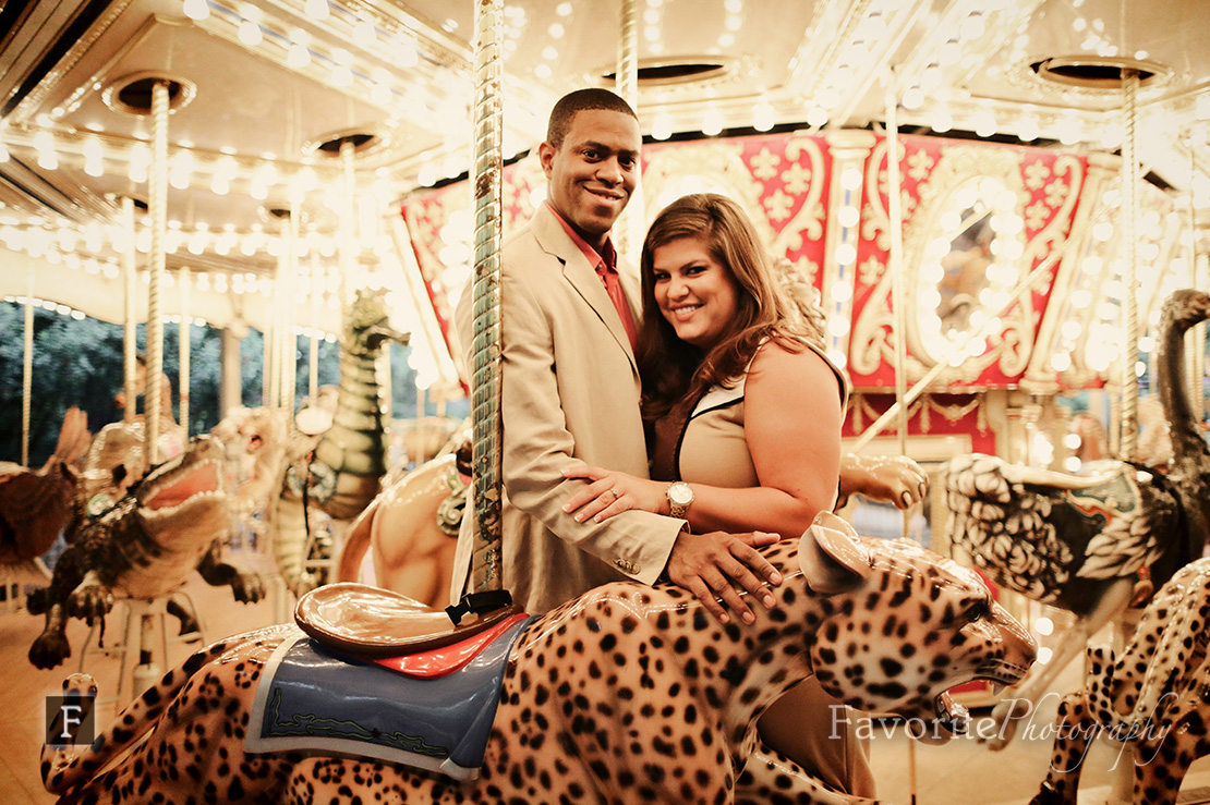 Jacksonville Zoo and Gardens Engagement Photography