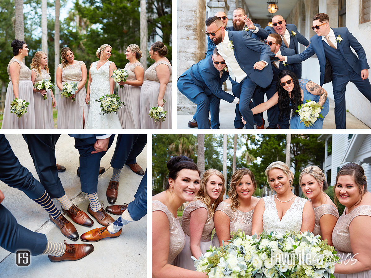 Bridesmaids and Groomsmen Poses and Detail Images
