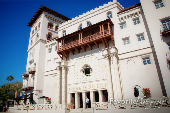 St Augustine Wedding Photography at Casa Monica