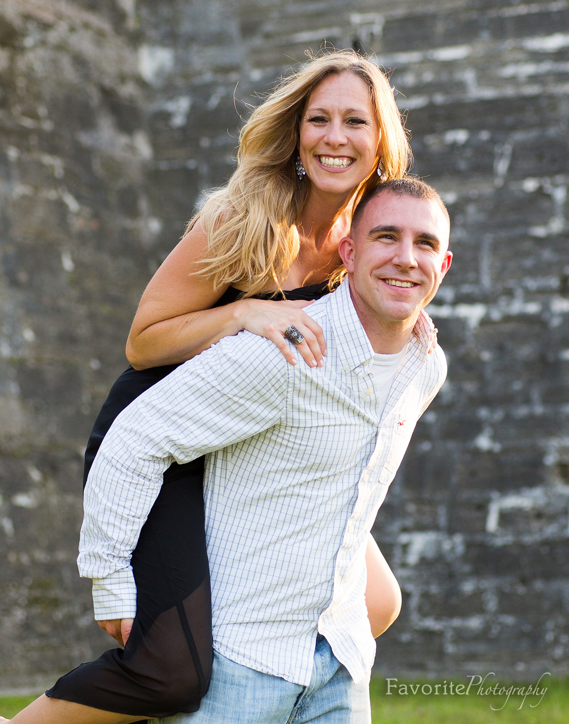 Natural St Augustine engagement photos