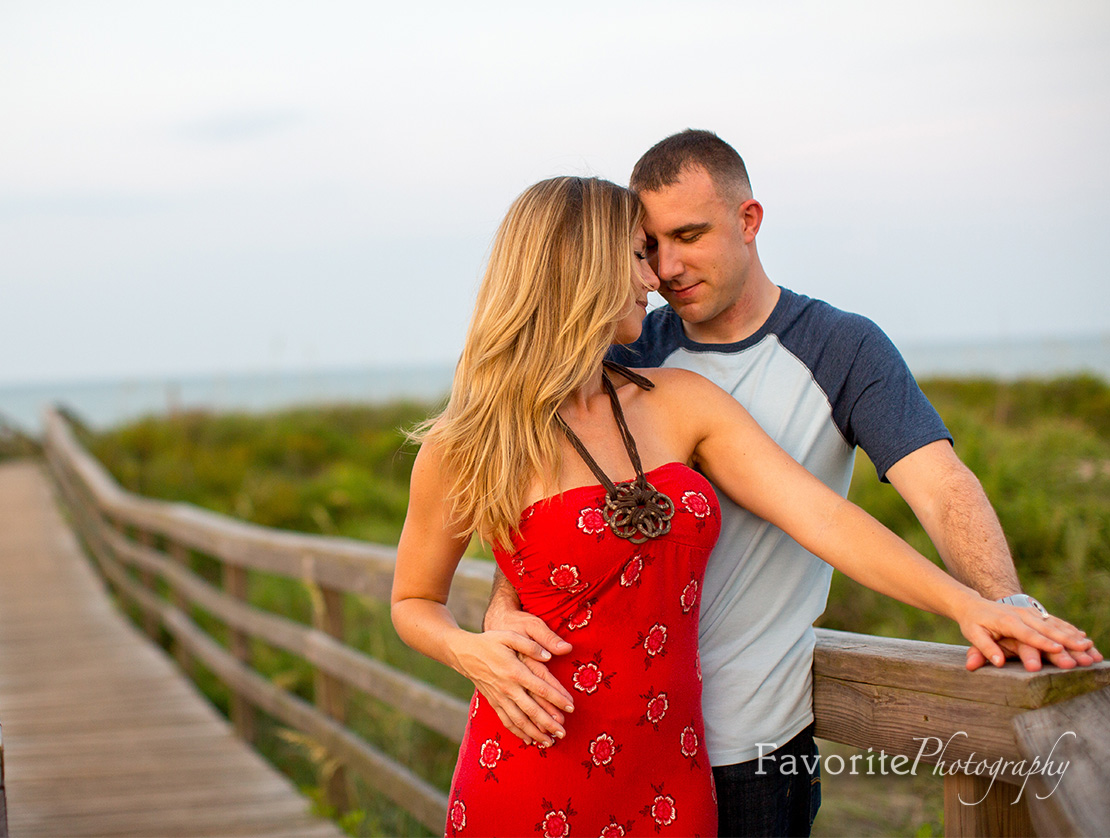 Romantic St Augustine engagement photos