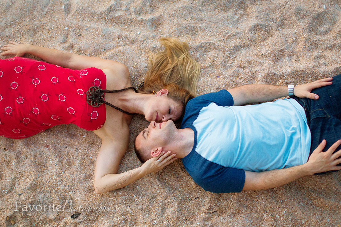 Beach St Augustine engagement photos