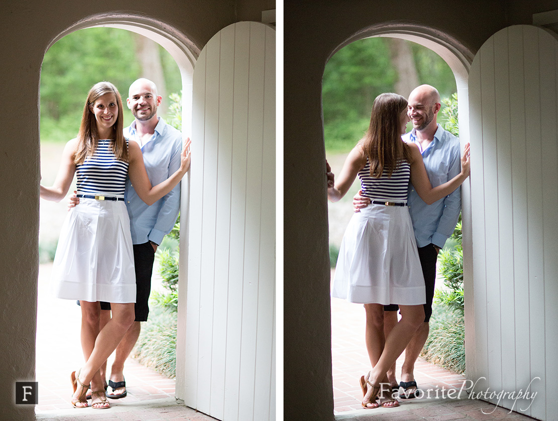 Washington Oaks Gardens Engagement Picture