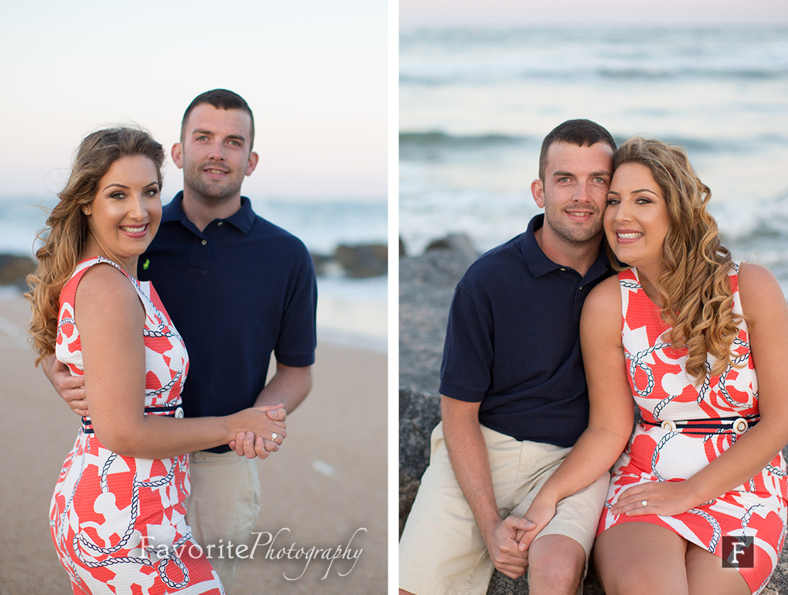 Lovely Engagement Pictures on the beach