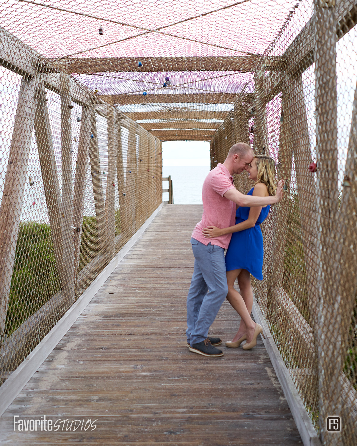 St Augustine North Beach Engagement Photography