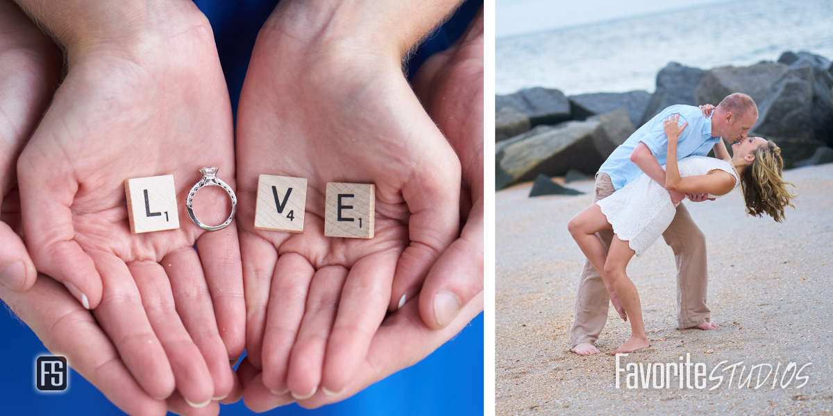 Engagement Ring Scrabble LOVE photo