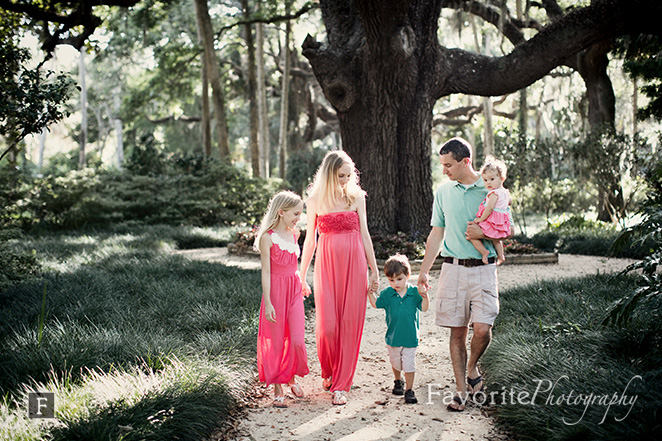 Garden Park and Beach Natural Florida Family Photography