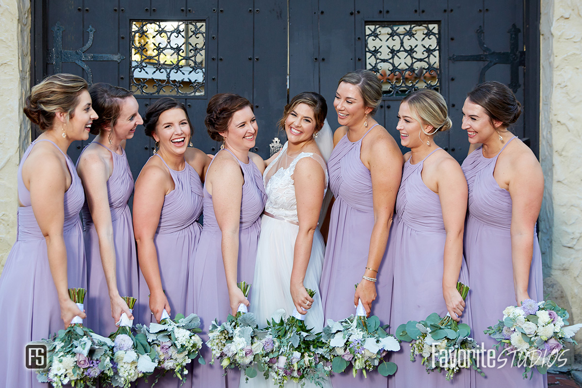 Bride and her Bridesmaids Pictures