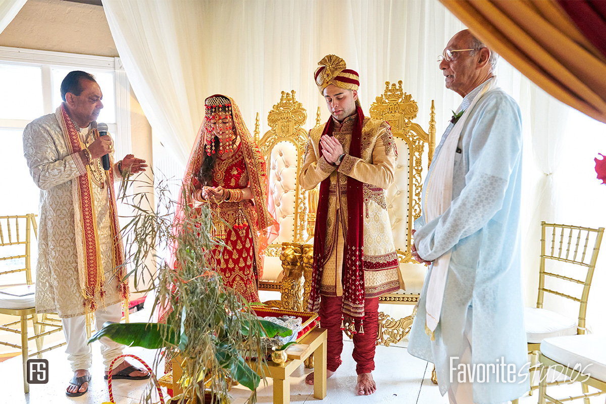 White Room Indian Wedding Ceremony