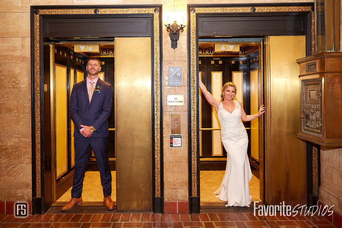 Picture of Bride and Groom at The Treasury at the Plaza