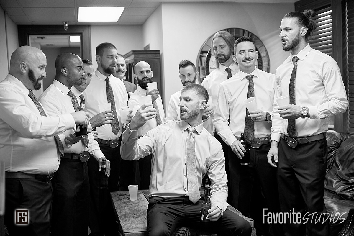 Groomsmen Getting Ready Picture