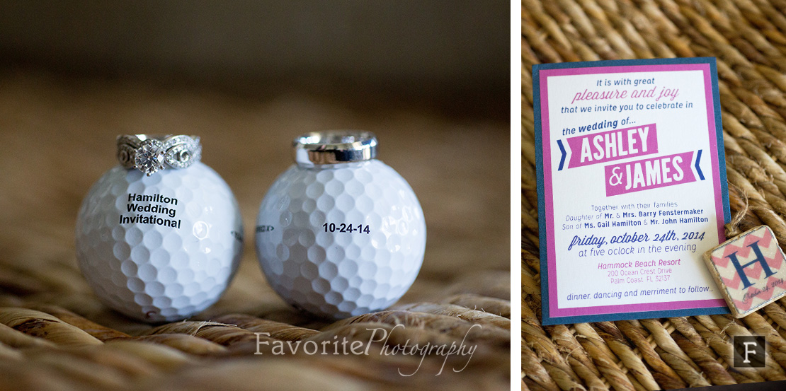 Golf, Wedding Rings Detail Pictures