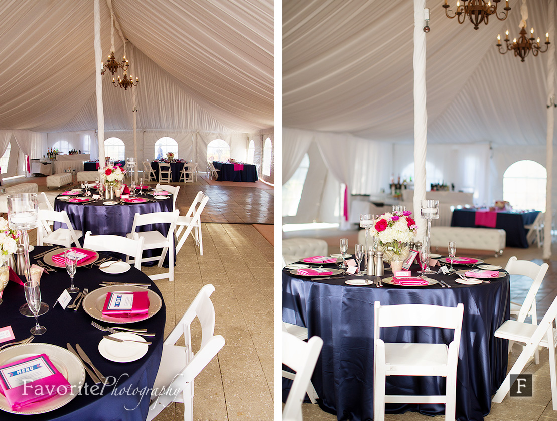 Wedding Reception Tent & Table Decor