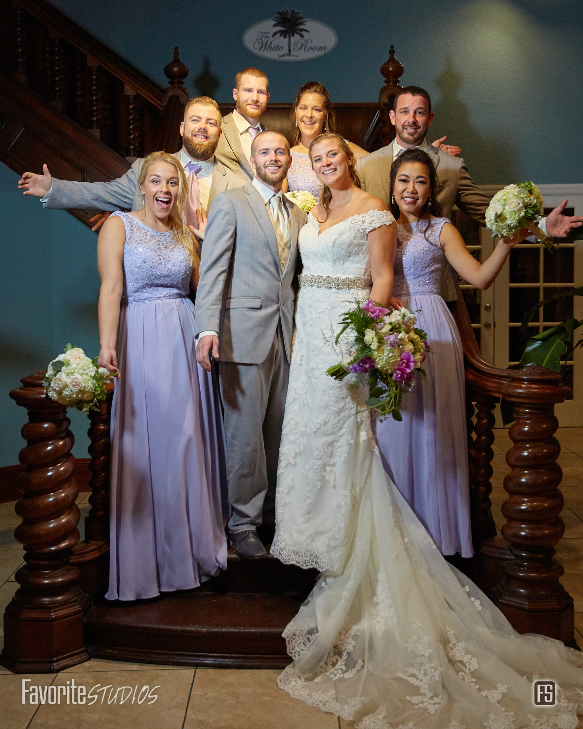 Bridal Party White Room Wedding Photography and Cinematography