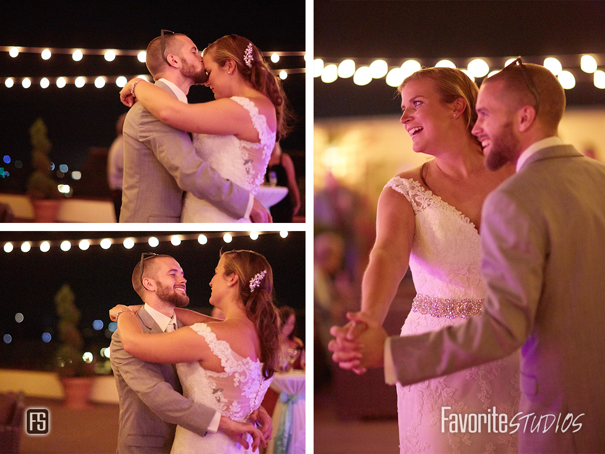 White Room Rooftop First Dance Photography and Cinematography