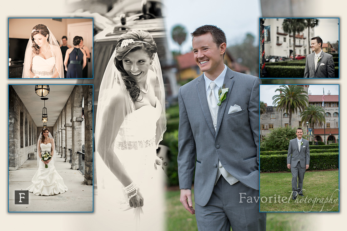 Cathedral and Casa Monica of St Augustine Wedding Photography