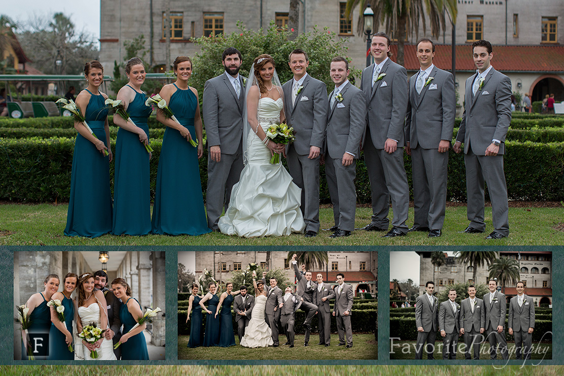 Cathedral and Casa Monica of St Augustine Wedding Photography