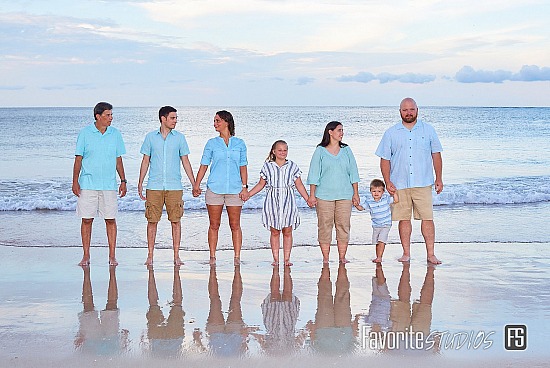 Family Beach Session at Vilano