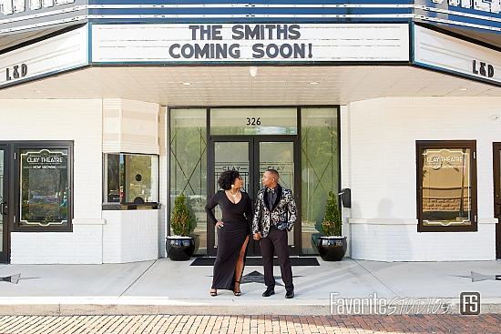 Clay Theater Engagement Session