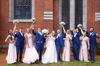 Old St Andrews Wedding Photo of Bridal Party