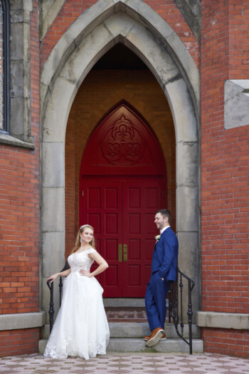 Old St Andrews Wedding Photo of Bride and Groom
