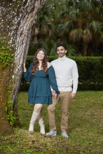 Beautiful Washington Oaks Gardens Engagement Photographers